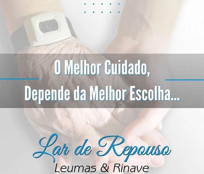 Banner promocional do lar de repouso Leumas & Rinave